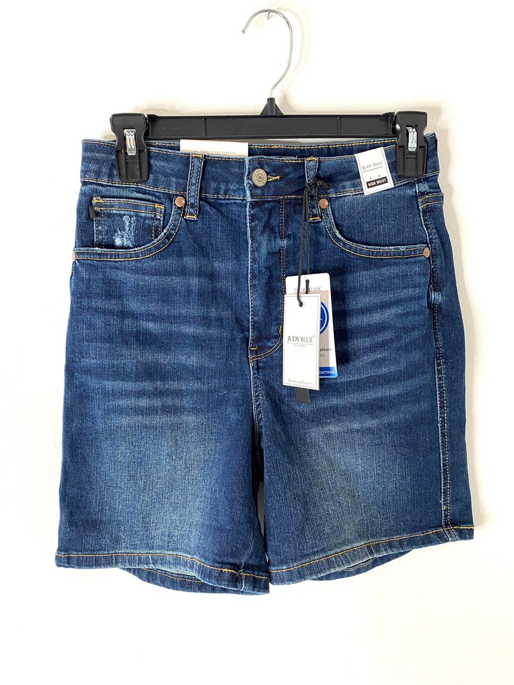Judy Blue NWT High Waist Tummy Control Denim Shorts Sorbtek Stretch